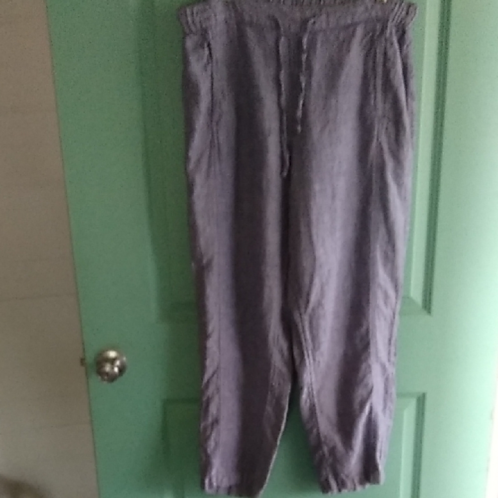 Womens 100% Linen Pants